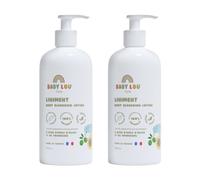 Liniment Bébé 2x500 ml | Soin Nettoyant Change Bébé Peaux Sensibles | 100 % d'ingrédients d'origine naturelle & vegan, fabriqué en France | Protège, Nourrit & Apaise la peau fragile