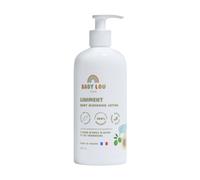 Linimento Bebè 500 ml per il cambio pannolino. Detergente delicato per pelli sensibili, 100% naturale e vegan, prodotto in Francia. Protegge e lenisce.