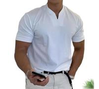 Lininco - Camicia da uomo Braylen alla moda, Lininco, a maniche corte, da uomo, bianco, 3XL