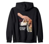 L'inizio di Una Bella Amicizia Dog Art Felpa con Cappuccio