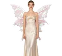 Linjinx Accessori Cosplay Pasqua E Halloween Ali Fata Donne Adulte Bambine | Bagliore,Ali Farfalla Leggere,Comodo E Facile Indossare,Festa Di Cosplay,Costume Per Halloween,Rave,Lolita,Carnevale