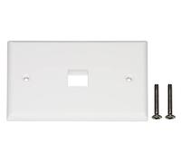 Link 02450 PLACCA PORTA FRUTTI 1 POSIZIONE X JACK UTP/STP COLORE CHIARO