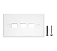 Link 02462 PLACCA PORTAFRUTTI 3 POSIZIONI COLORE CHIARO