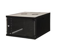 Link Accessori LK1907U66N Scaffale a muro 6U Rack Nero - Nouvo