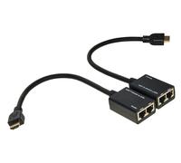 Link Accessori LKEXT15 estensione audio/video Trasmettitore e ricevitore AV Nero - Nouvo
