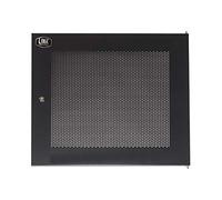 LINK Accessori PC e Portatili Marca Modello Porta Metallo Traforata con Serratura per Armadio 12U LK1912UNF Nero