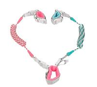 Link anti -perduto anti -perduto Toddlers Safety Colvesband Kids Anti Lost Walking Rope per bambini Pull a doppia lunghezza Pull Two Kid Bilssband Belt (2M, stile da bracciale)