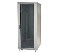 Armadio Rack 19 27U (A)1388 (L)600 (P)600 Colore Grigio Porta Vetro