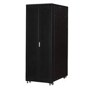 Armadio Rack 19" 42 unità, Dimensioni (A) 2055, (L) 800, (P) 1000 mm. Porta Traforata, Colore Nero