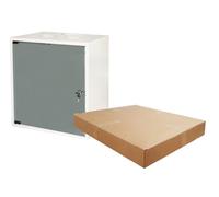 LINK Armadio Rack 19 DISASSEMBLATO 12 Unita da Muro per RETI Porta Vetro Grigio