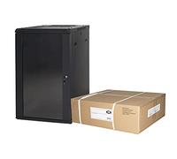 Link Armadio Rack 19” 18 Unità Da Muro (A) 905 x (L) 600 x (P) 450 Nero Disassemblato Porta Vetro