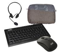 Link bundle borsa lkel01pb + mouse lkmos02 + tastiera lktast04 + cuffia lkhs01