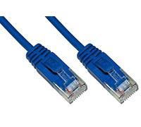 LINK - CAVO RETE CATEGORIA 6 NON SCHERMATO UTP COLORE BLU HALOGENFREE MT 7,5 SLIM