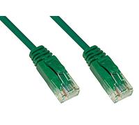 LINK - CAVO RETE CATEGORIA 6 NON SCHERMATO UTP COLORE VERDE HALOGENFREE MT 0,25 SLIM