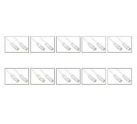 Link CONF. 10 Cavi Rete CATEGORIA 6A Non SCHERMATO UTP AWG24 Colore Bianco HALOGENFREE MT 1