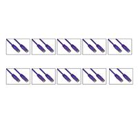 Link CONF. 10 Cavo Rete Cat.6A Non SCHERMATO UTP AWG24 Colore Viola HALOGENFREE MT 1