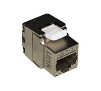Link CONF. 20 Prese Rete Keystone Jack RJ45 CATEGORIA 6A SCHERMATA TOOLESS CONTATTI Dorati 50 Micron