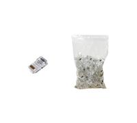 LINK CONFEZIONE 100 PZ CONNETTORI 8 POLI PLUG RJ45 CAT.5E UTP 100PZ (LKPL85U)**PUOI PAGARE ANCHE ALLA CONSEGNA!!!**
