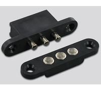 LINK Contatto M16 03 elettrico a molla per porta battente col. NERO dimensioni
