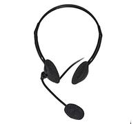 Link Cuffie LKHS01 - Microfono orientabile, Connettore USB e Controllo volume - Nero
