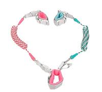 Link da polso anti -perduto Toddlers Safety Claio Leash Bambini Anti Lost Walking Rope per bambini Dual Lunghezza Pull Two Kids Bilssband Belt (2m, stile)