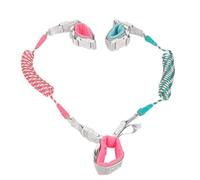 Link da polso anti -perduto Toddlers Safety Claio Leash Bambini Anti Lost Walking Rope per bambini Dual Lunghezza Pull Two Kids Bilssband Belt (2m, stile) ..