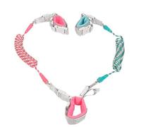 Link da polso anti -perso Anti Perdlers Safety Safety Claio Leash Kids Anti Lost Walking Rope Rope per bambini gemelli a doppia lunghezza Pull Two Kids Celtband Belt (2m, stile del bracciale),