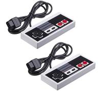 Link-e : 2 X Gamepad di Ricambio Compatibile con la Console Nintendo NES Originale