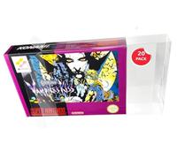 Link-e : 20 X Custodia Protettiva in Plastica Compatibile con la Scatola di Gioco su Console Super Nintendo SNES e Nintendo 64 N64