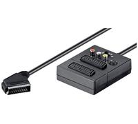 Link E10373 Multipresa SCART con 2 Prese SCART, 3 RCA, S-VHS e Interruttore