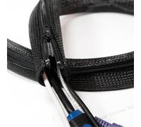 LINK E20119 Guaina AVVOLGICAVI Chiusura Zip MT 2 Diametro, Nero, 2 Meter Length