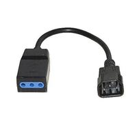 5029919 CAVO X UPS IEC C14-10A M/F 0,2MT IEC MASCHIO TRIPOLARE FEMMINA