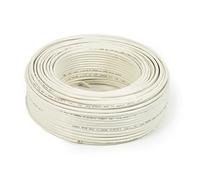 LINK LK100U6E - Cavo Solido UTP per Reti categoria CATEGORIA 6 PVC AWG23 Materiale CCA matassa MT 100 CLASSE CPR ECA guaina bianca