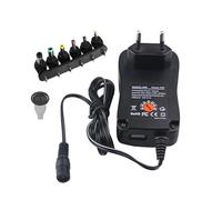 LINK LK1230W - Alimentatore Universale Multispina 3-12V 30W con USB 5V 2.1A - Adattatore Regolabile per Elettronica, Router, LED e Piccoli Dispositivi