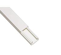 Link LK15610 CANALINA PASSACAVI Adesiva in PVC MM 15x10 MT 2 con Coperchio Scorrevole Bianco