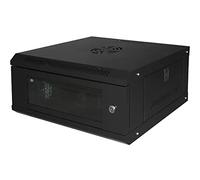 ARMADIO RACK 19" 4U LINK SERIE LIGHT COLORE NERO CON PORTA VETRO (AXPXL) MM 240X