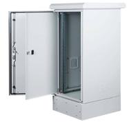 ARMADIO RACK PER RETI 19" 26U (A)1291, (L)600, (P)600 COLORE GRIGIO PORTA TRAFORATA SERIE EAVI