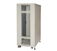 LINK LK1927U66GFP - Armadio Rack 19" 27U - 1388x600x600 mm, Grigio, Porta in Vetro, Disassemblato, per Server, Switch e Apparecchiature IT