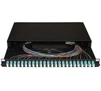 Link Pannello Fibra Ottica 19" Con 24 Adattatori LC Duplex Om3 Profondita' 250mm