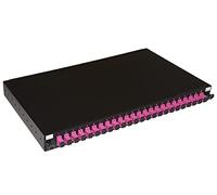 PANNELLO FIBRA OTTICA 19" CON 24 ADATTATORI SC SIMPLEX OM4 PROFONDITA' 250 MM CO