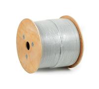 LINK LK305F6E - Cavo di Rete schermato FTP categoria 6 (matassa 305 m, Grigio) - Conduttori Solidi in Rame AWG23 a 8 Poli - Guaina LSZH Senza alogeni, Certificazione CPR ca