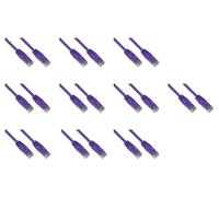 LINK LK6AU030VI10 - cavo rete categoria 6a non schermato utp awg24 colore viola halogenfree mt 3 confezione da 10 pezzi