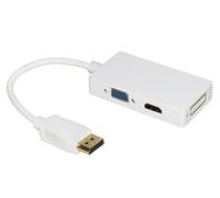 Link LKADAT21 Adattatore Displayport a DVI+HDMI+VGA Femmina