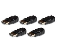 LINK LKADAT5405 - Confezione 5 Pezzi Adattatore HDMI® Maschio a Micro HDMI® “D” Femmina - Convertitore Video Full HD 1080p per Fotocamere, Tablet, PC e Monitor