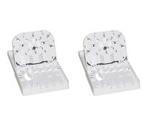 LINK LKBOXFT4 Box 4 Porte per Connettori Fibra Ottica Sc Simplex O LC Duplex per Applicazioni Ftth (Confezione da 2)