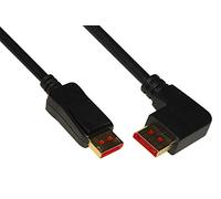 Link LKCDP18S Cavo di connessione DISPLAYPORT 1.4 8K, MT. 1,80, connettore angolato a Sinistra