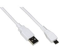 LINK LKCMB1 Cavo Micro Usb 2.0 Bianco Mt 1 in Rame per Ricarica Veloce e Scambio Dati