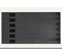 Link LKCOP6UN Copertura 19" Per Armadi Rack 6U Nero Con Parti 1U Staccabili Inst