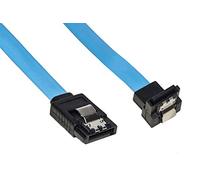Link LKCSATA30L Cavo Interno SATA III CM 30 CONNETTORE 90° con Clip BLOCCAGGIO in Metallo