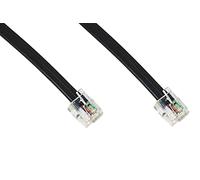 LINK LKCT20 CAVO TELEFONICO PIATTO RJ12 6P6C COLORE NERO MT 2